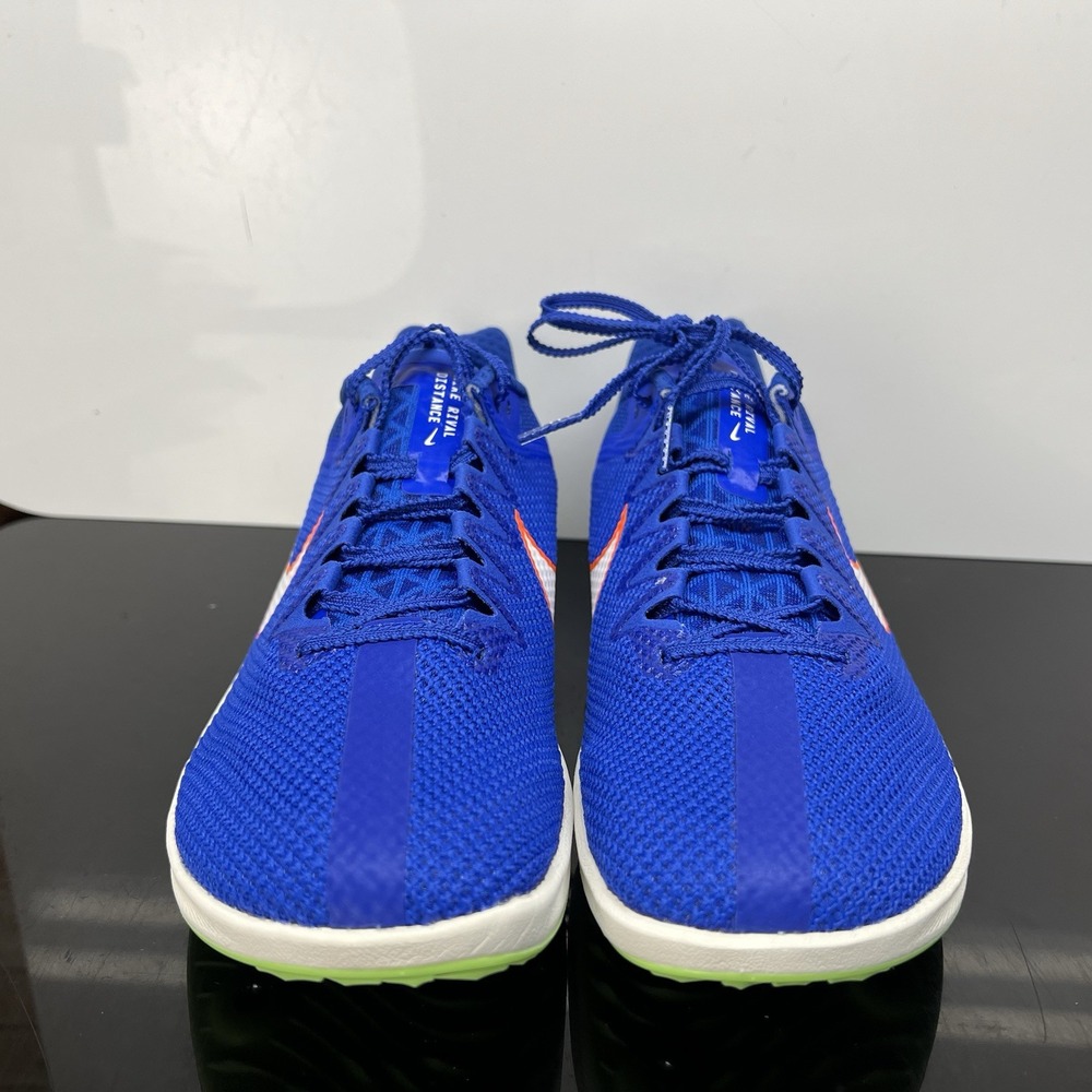 Nike Zoom Rival Track & Field Distance Men's Size 9.5 Spikes Racer Blue - Picture 14 of 16